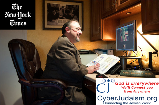 Rabbi Yitzhak Miller, CyberJudaism, New York Times